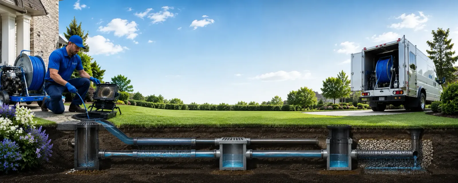 Outdoor drain cleaning information for Nemaha, IA